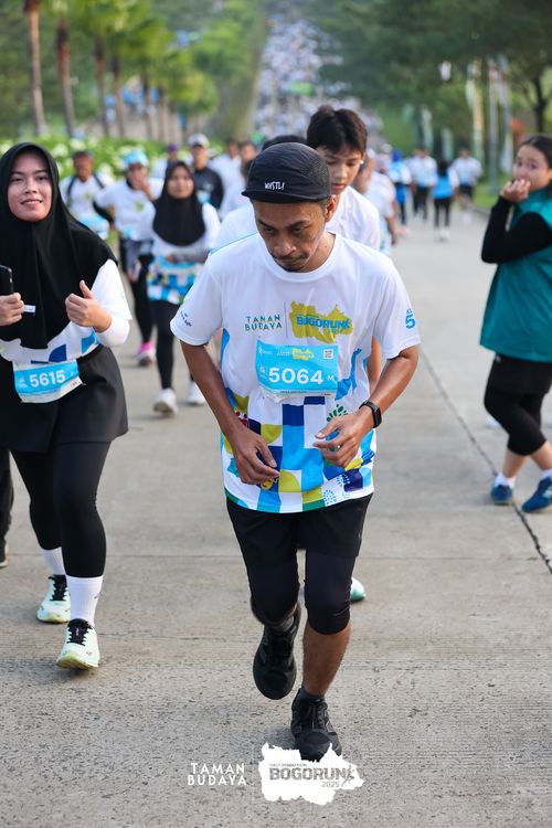 Race photo from Taman Budaya x BOGORUN 2025