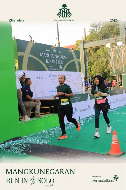Race photo from Mangkunegaran Run 2024