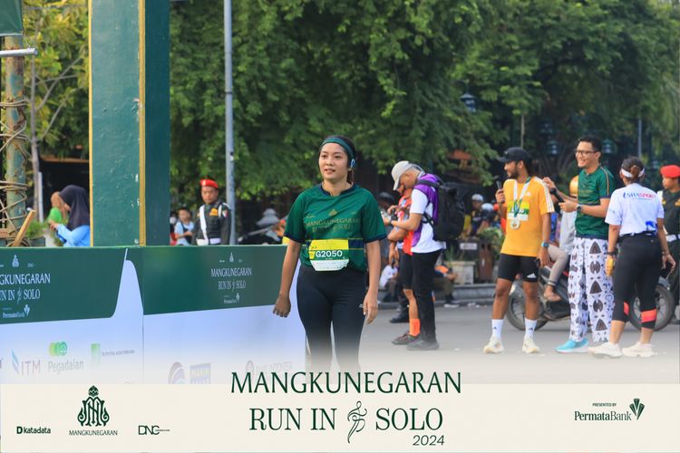 Race photo from Mangkunegaran Run 2024