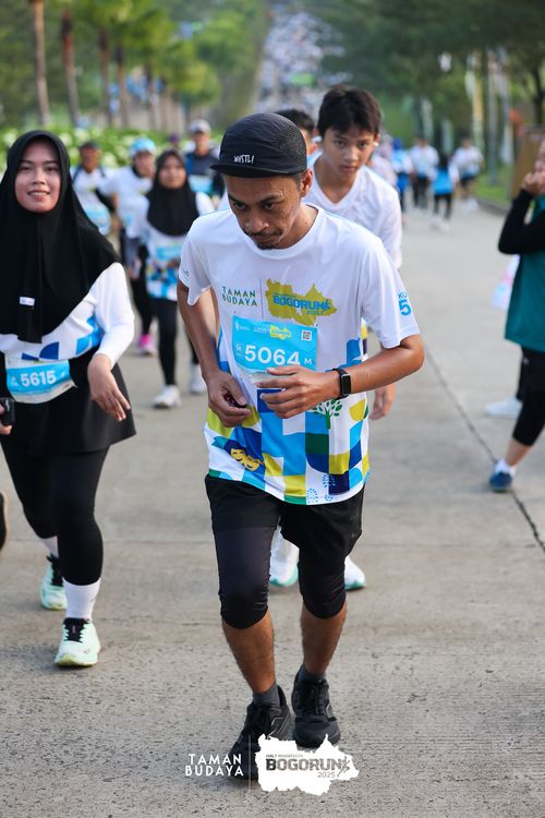 Race photo from Taman Budaya x BOGORUN 2025