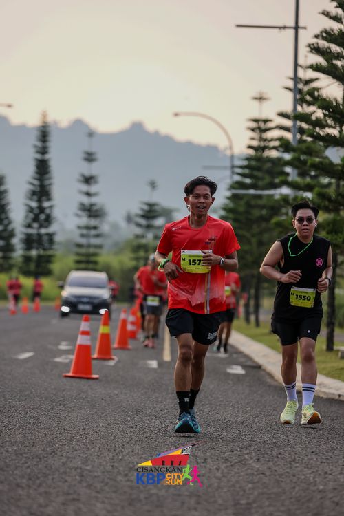 Race photo from CISANGKAN KBP CITY RUN 2025