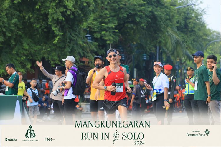 Race photo from Mangkunegaran Run 2024