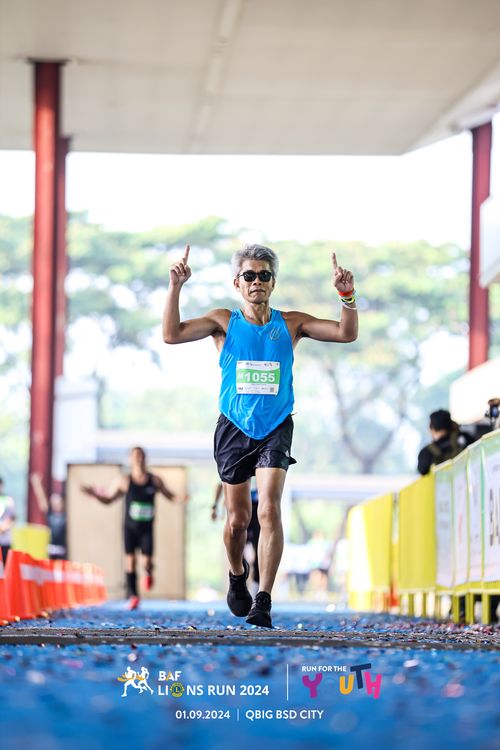 Race photo from BAF LIONS RUN 2024