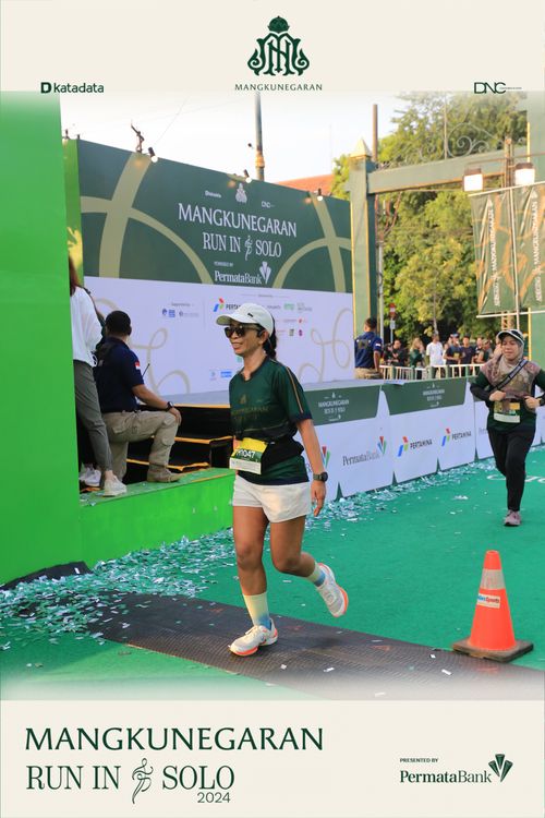 Race photo from Mangkunegaran Run 2024