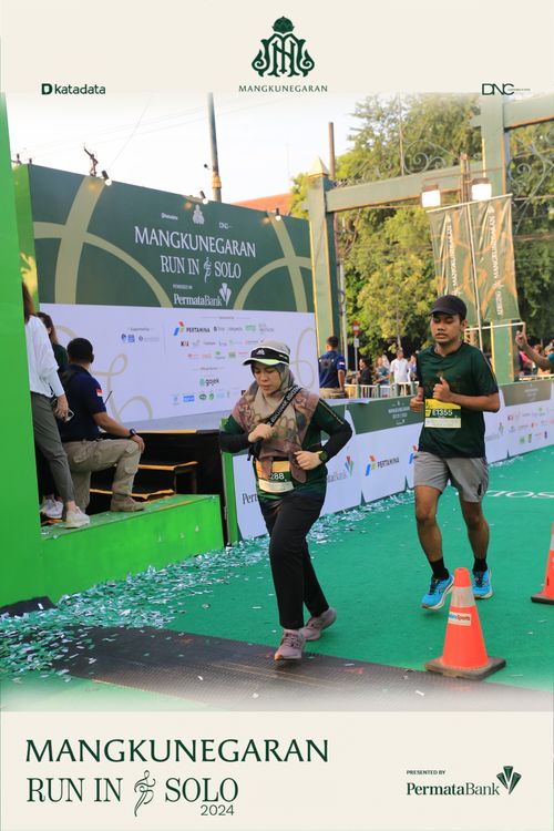 Race photo from Mangkunegaran Run 2024