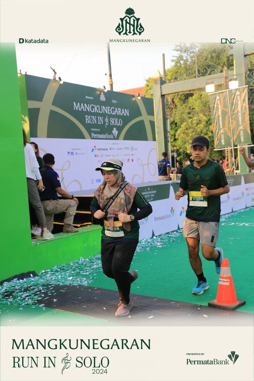 Race photo from Mangkunegaran Run 2024