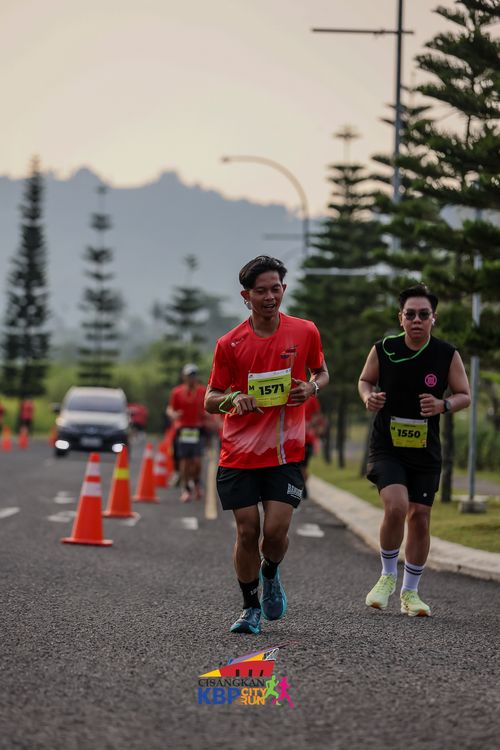 Race photo from CISANGKAN KBP CITY RUN 2025