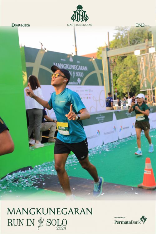 Race photo from Mangkunegaran Run 2024