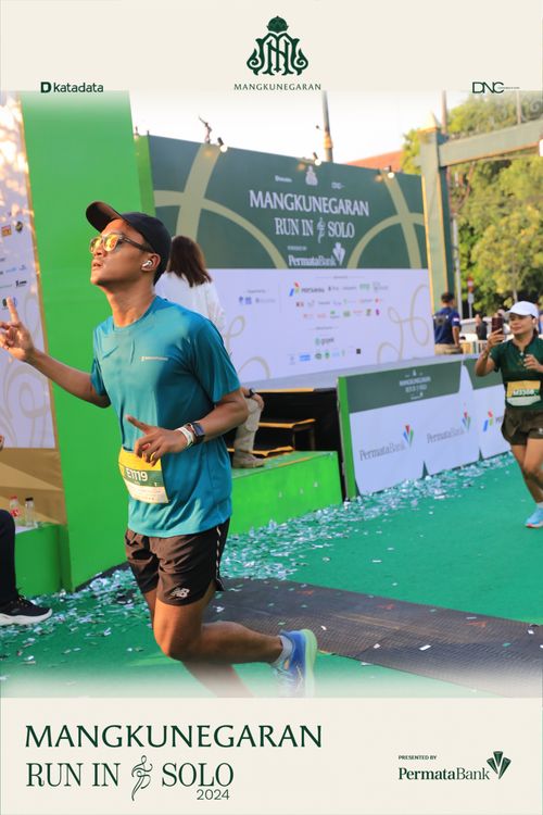 Race photo from Mangkunegaran Run 2024