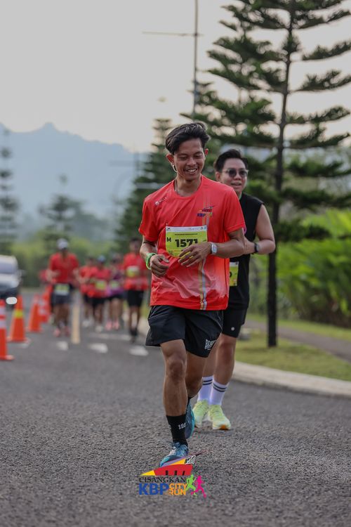 Race photo from CISANGKAN KBP CITY RUN 2025