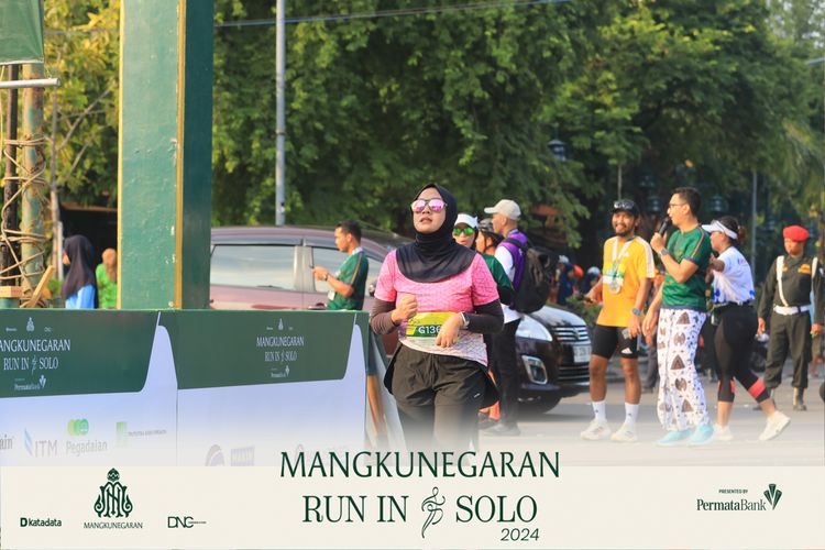 Race photo from Mangkunegaran Run 2024
