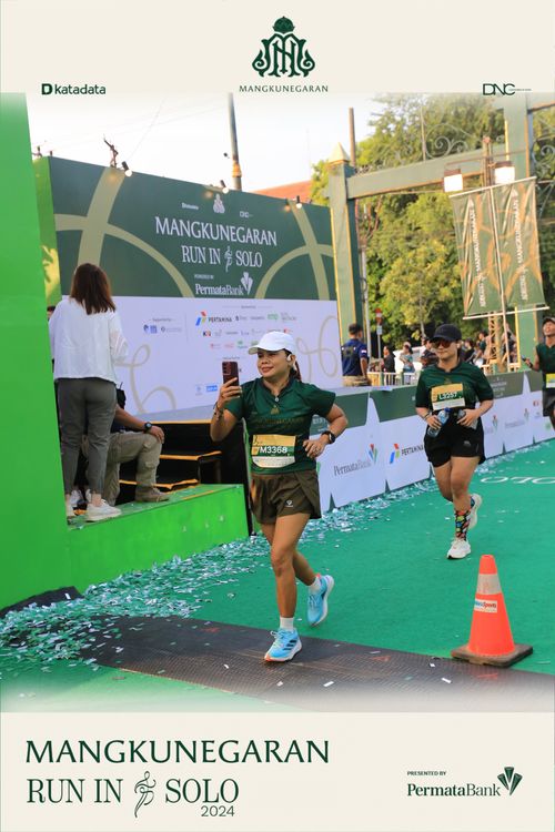 Race photo from Mangkunegaran Run 2024