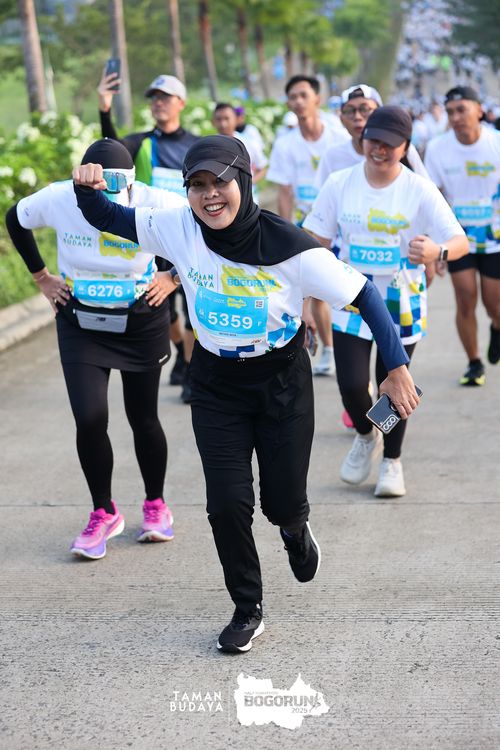 Race photo from Taman Budaya x BOGORUN 2025