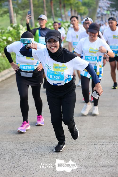Race photo from Taman Budaya x BOGORUN 2025