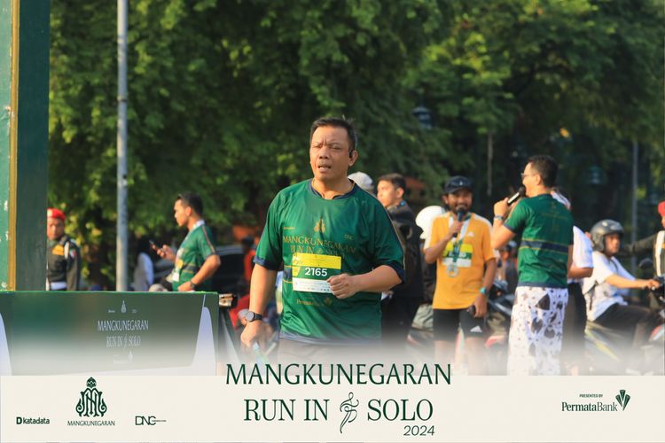 Race photo from Mangkunegaran Run 2024