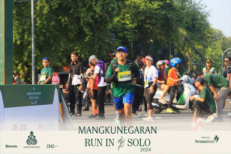 Race photo from Mangkunegaran Run 2024