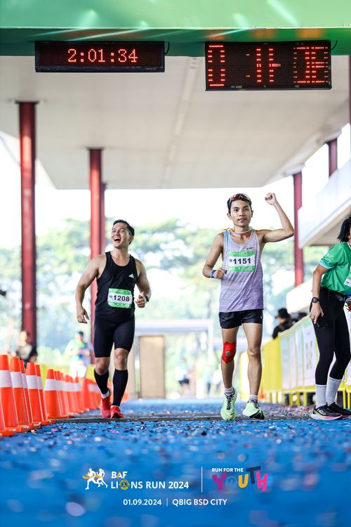 Race photo from BAF LIONS RUN 2024