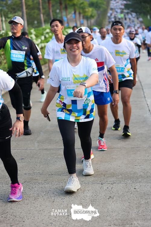 Race photo from Taman Budaya x BOGORUN 2025