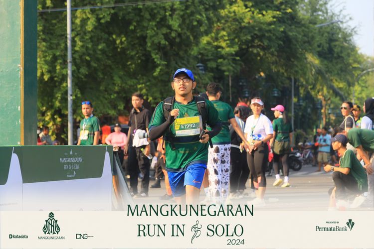 Race photo from Mangkunegaran Run 2024