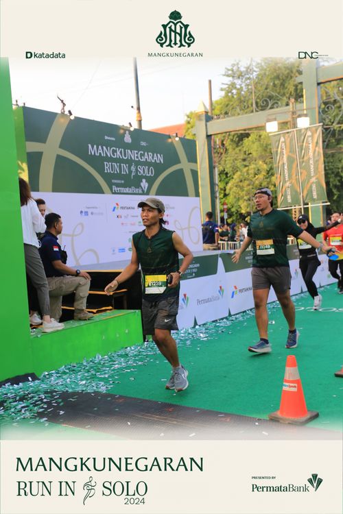 Race photo from Mangkunegaran Run 2024