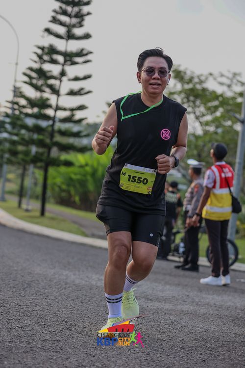 Race photo from CISANGKAN KBP CITY RUN 2025