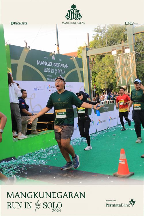 Race photo from Mangkunegaran Run 2024