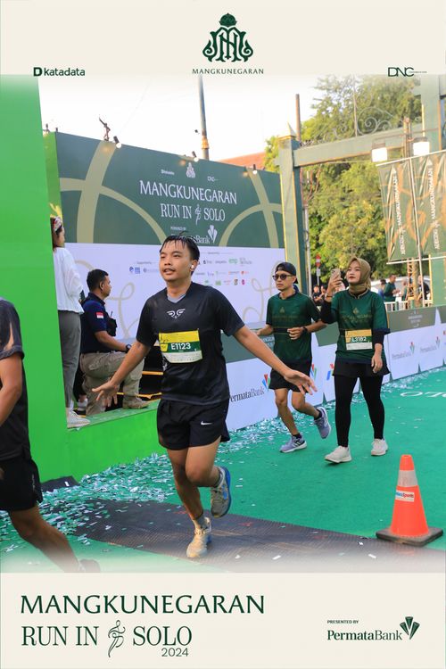 Race photo from Mangkunegaran Run 2024