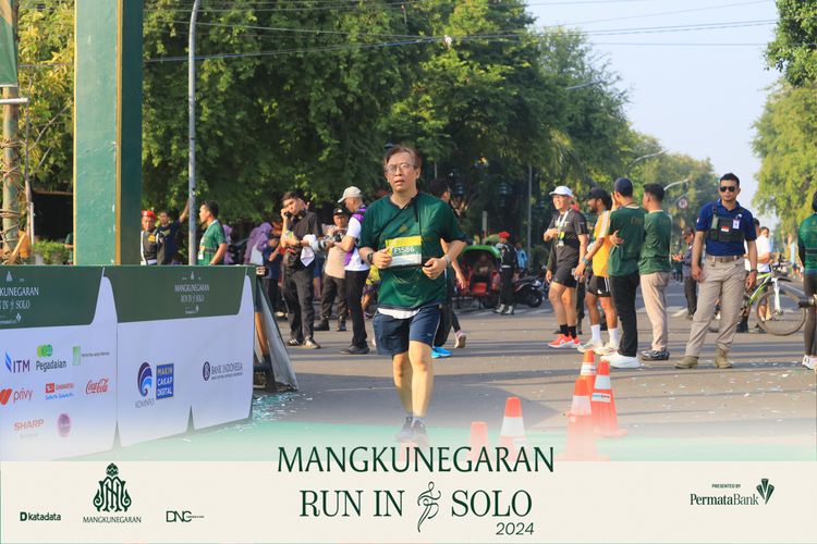 Race photo from Mangkunegaran Run 2024