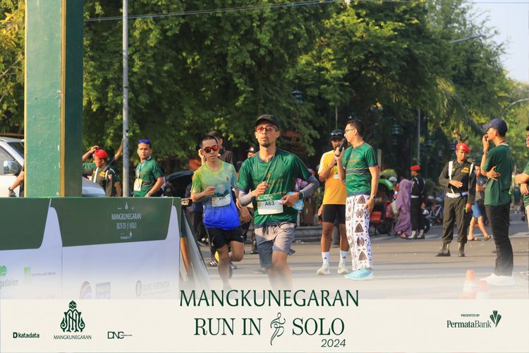 Race photo from Mangkunegaran Run 2024