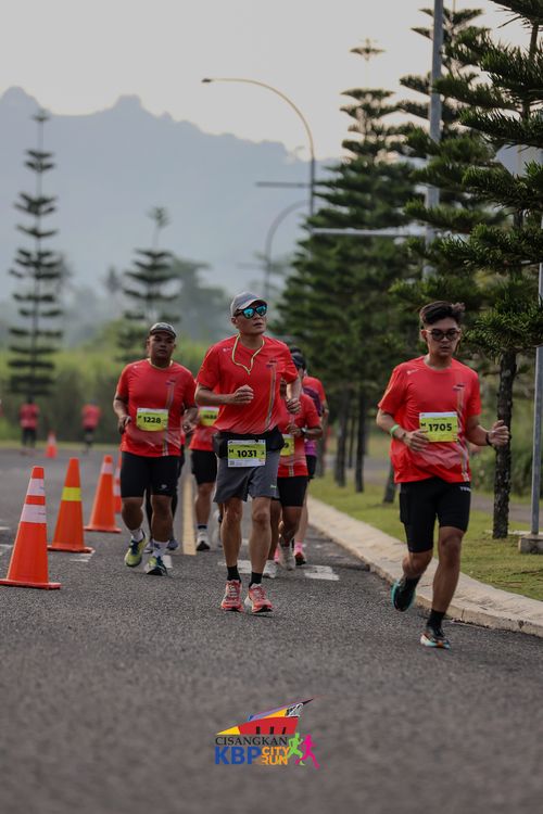 Race photo from CISANGKAN KBP CITY RUN 2025