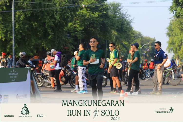 Race photo from Mangkunegaran Run 2024