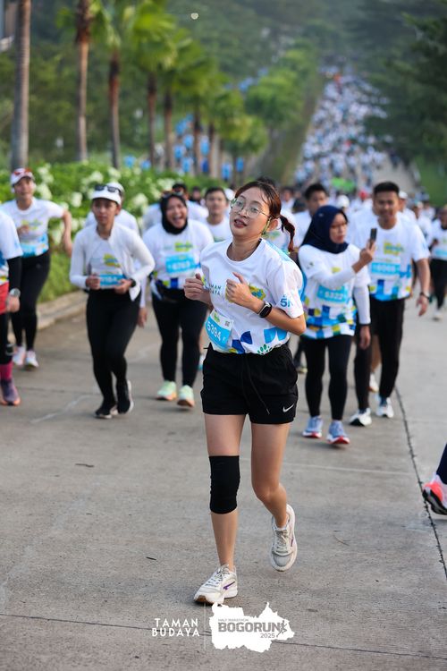 Race photo from Taman Budaya x BOGORUN 2025