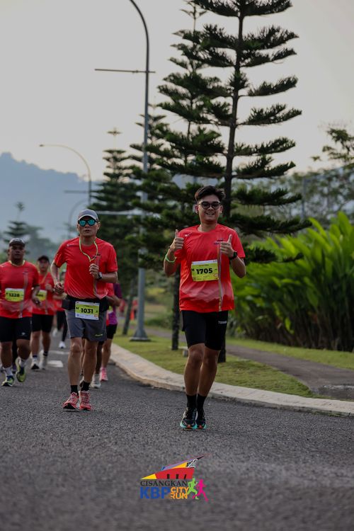 Race photo from CISANGKAN KBP CITY RUN 2025