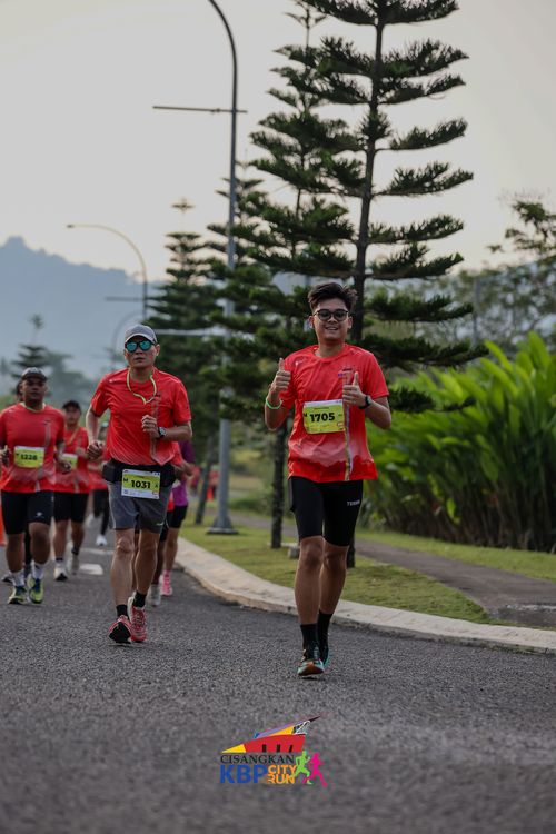 Race photo from CISANGKAN KBP CITY RUN 2025