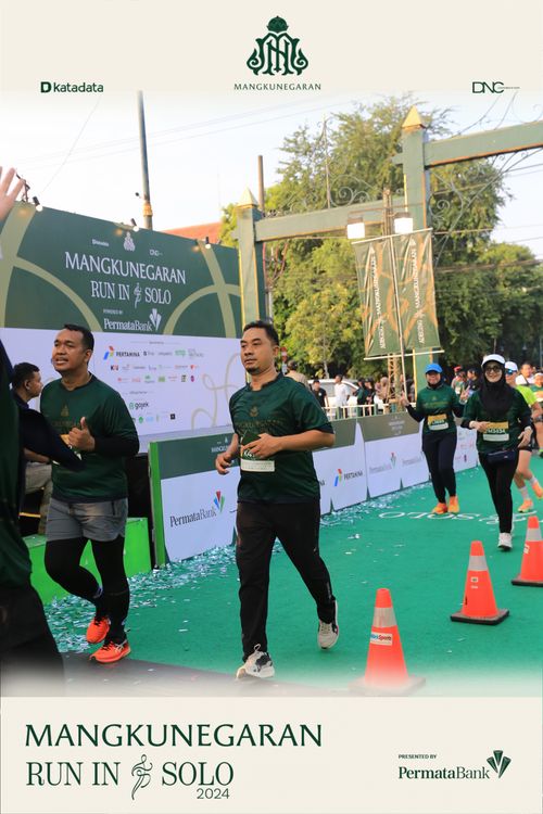 Race photo from Mangkunegaran Run 2024