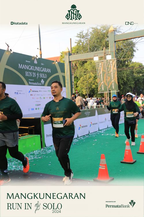 Race photo from Mangkunegaran Run 2024