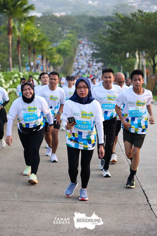 Race photo from Taman Budaya x BOGORUN 2025