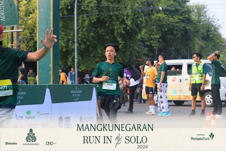 Race photo from Mangkunegaran Run 2024