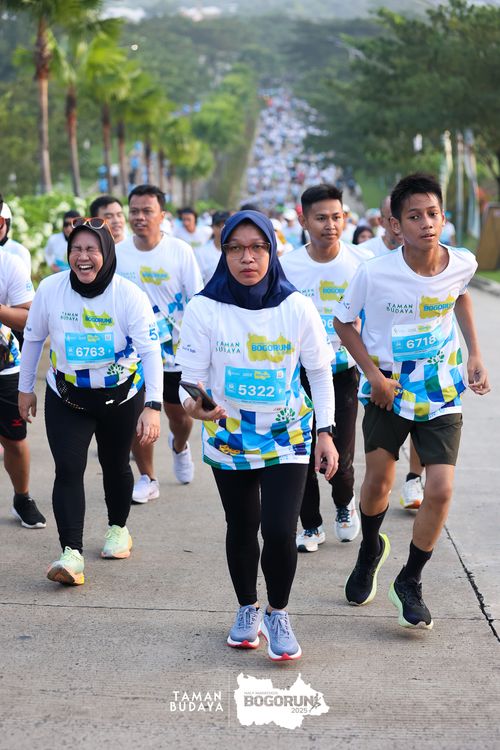 Race photo from Taman Budaya x BOGORUN 2025