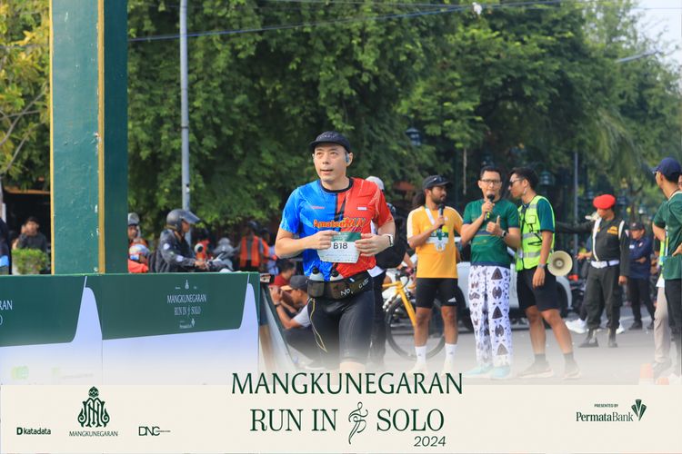 Race photo from Mangkunegaran Run 2024