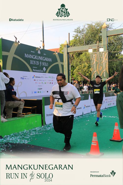 Race photo from Mangkunegaran Run 2024