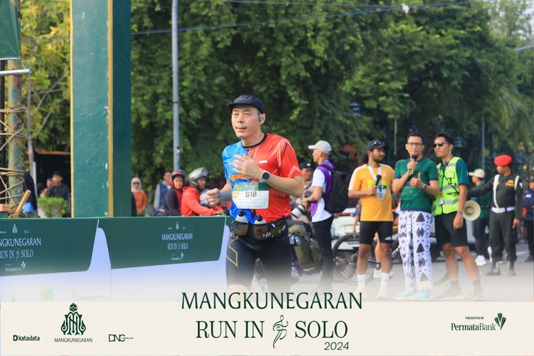 Race photo from Mangkunegaran Run 2024