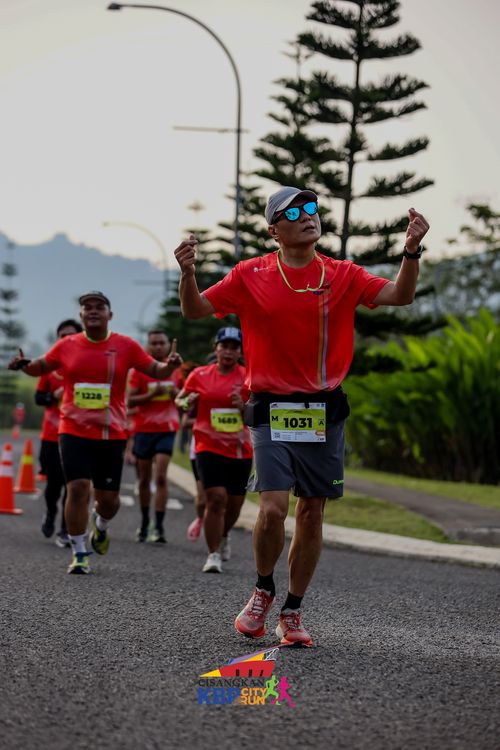 Race photo from CISANGKAN KBP CITY RUN 2025