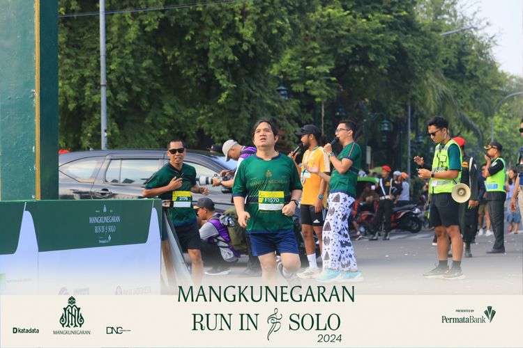 Race photo from Mangkunegaran Run 2024