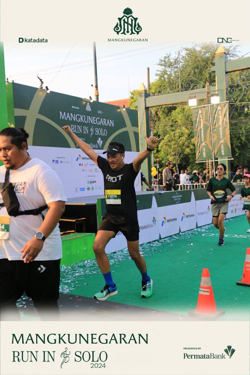 Race photo from Mangkunegaran Run 2024