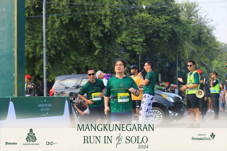 Race photo from Mangkunegaran Run 2024
