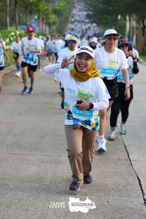 Race photo from Taman Budaya x BOGORUN 2025