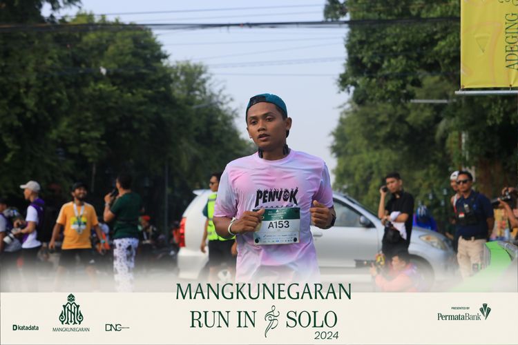 Race photo from Mangkunegaran Run 2024