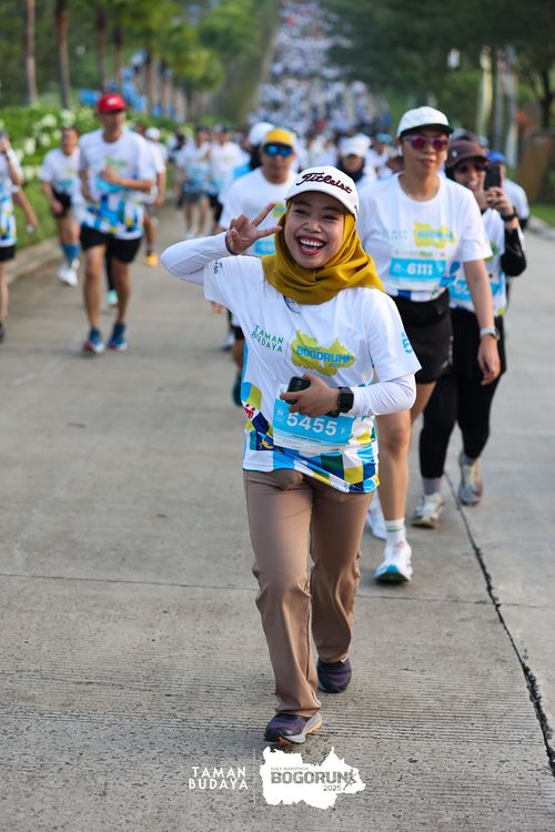 Race photo from Taman Budaya x BOGORUN 2025