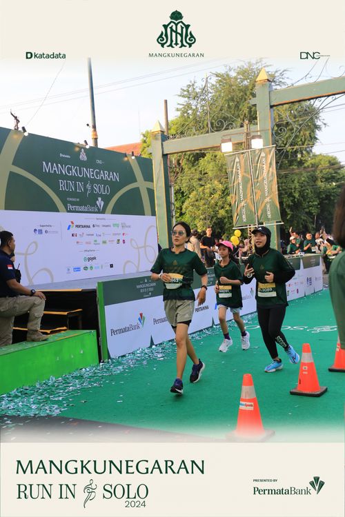 Race photo from Mangkunegaran Run 2024